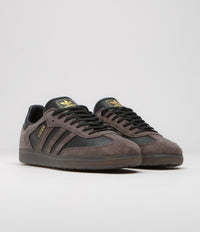 Adidas x Kader Samba ADV Shoes - Core Black / Brown / Gum5 | Flatspot