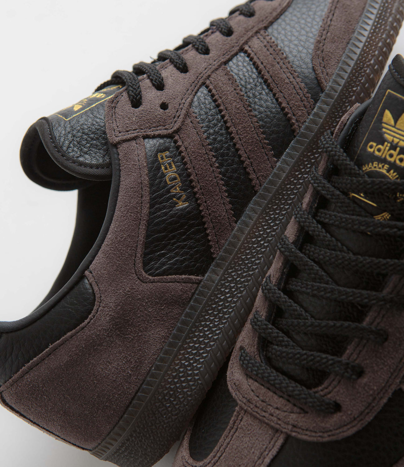 Adidas x Kader Samba ADV Shoes - Core Black / Brown / Gum5 | Flatspot