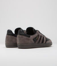 Adidas x Kader Samba ADV Shoes - Core Black / Brown / Gum5 | Flatspot