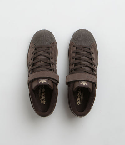 Adidas x Niels Pro Shell ADV Shoes - Brown / Dark Brown / Magic Beige