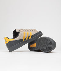 Adidas x Pop Trading Company Campus ADV Shoes - Grey Six