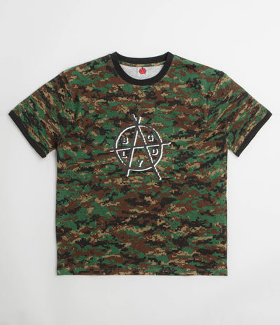 Baglady Bagarchy Ringer T-Shirt - Digi Camo