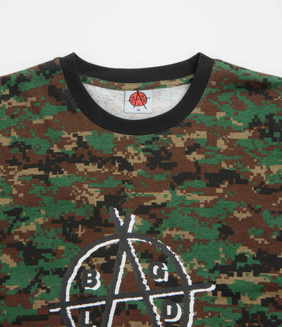 Baglady Bagarchy Ringer T-Shirt - Digi Camo