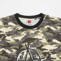 Baglady Bagarchy Ringer T-Shirt - Sand Camo thumbnail