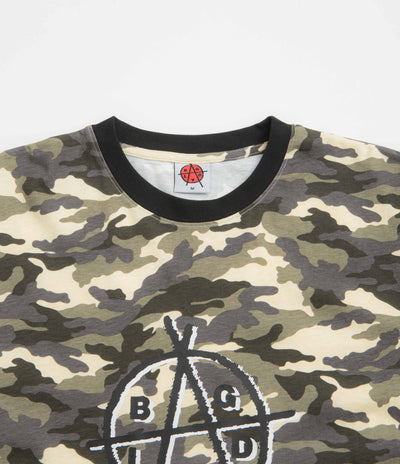 Baglady Bagarchy Ringer T-Shirt - Sand Camo