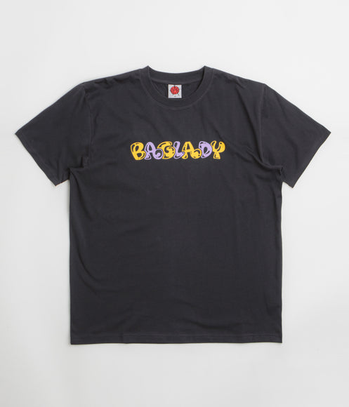 Baglady Overthrow T-Shirt - Off Black