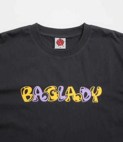 Baglady Overthrow T-Shirt - Off Black