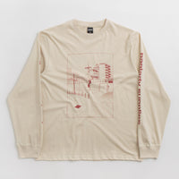 Baglady Sakai Suji Long Sleeve T-Shirt - Tan thumbnail