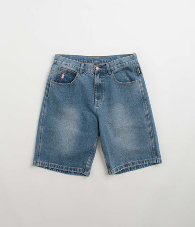 Baglady Warp Denim Shorts - Acid Wash