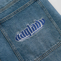 Baglady Warp Denim Shorts - Acid Wash thumbnail