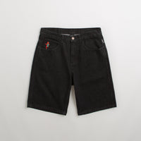 Baglady Warp Denim Shorts - Black thumbnail