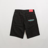 Baglady Warp Denim Shorts - Black thumbnail