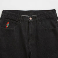 Baglady Warp Denim Shorts - Black thumbnail