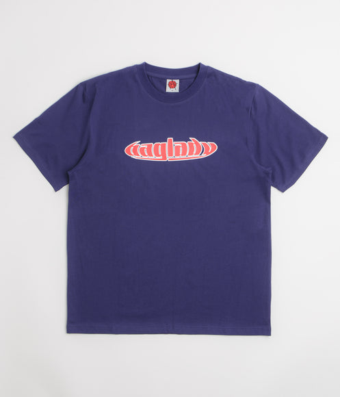 Baglady Warp Logo T-Shirt - Navy