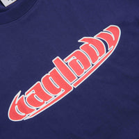 Baglady Warp Logo T-Shirt - Navy thumbnail