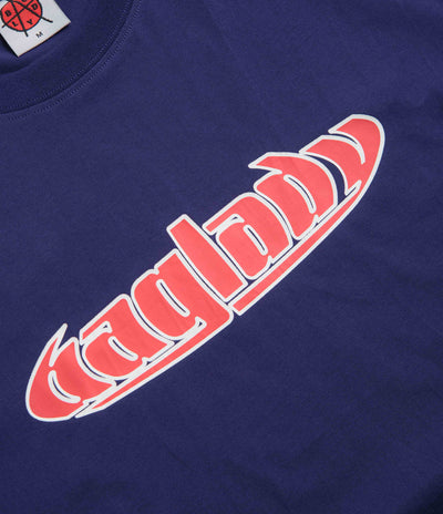 Baglady Warp Logo T-Shirt - Navy