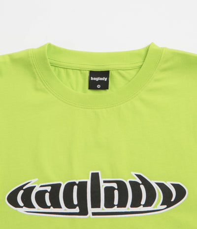 Baglady Warp T-Shirt - Vibrant Green