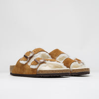 Birkenstock Arizona Shearling Sandals - Mink thumbnail