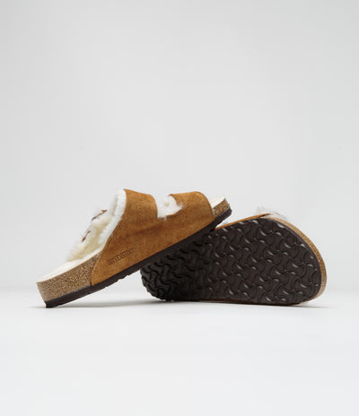 Birkenstock Arizona Shearling Sandals - Mink