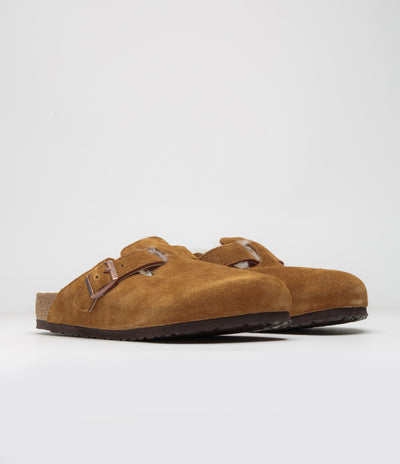 Birkenstock Boston Shearling Sandals - Mink