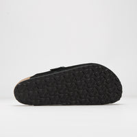 Birkenstock Boston Suede Sandals - Black / Black thumbnail