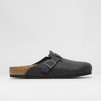 Birkenstock Boston Wool Sandals - Anthracite thumbnail