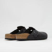 Birkenstock Boston Wool Sandals - Anthracite thumbnail