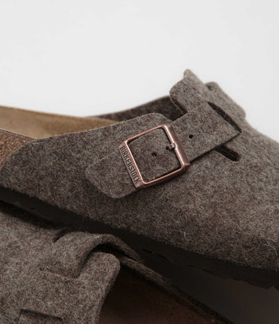 Birkenstock Boston Wool Sandals - Cacao