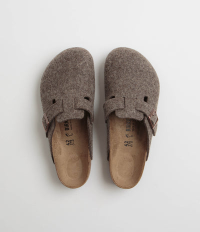 Birkenstock Boston Wool Sandals - Cacao