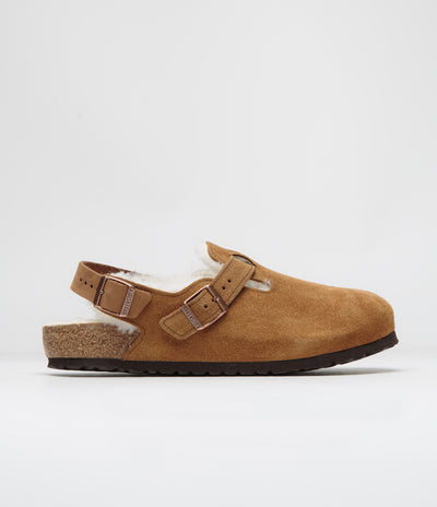 Birkenstock Tokio Shearling Sandals - Mink