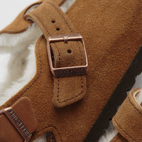 Birkenstock Tokio Shearling Sandals - Mink thumbnail