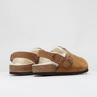 Birkenstock Tokio Shearling Sandals - Mink thumbnail