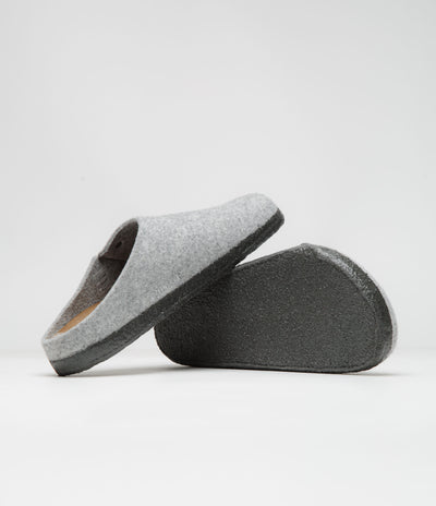 Birkenstock Zermatt Felt Slippers - Light Grey