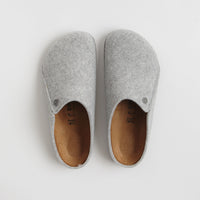 Birkenstock Zermatt Felt Slippers - Light Grey thumbnail