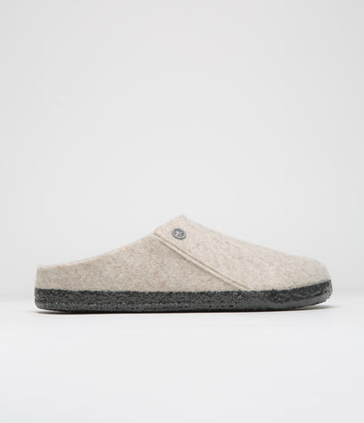 Birkenstock Zermatt Shearling Felt Slippers - Eggnog