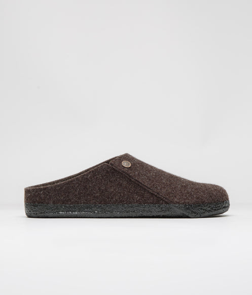 Birkenstock Zermatt Shearling Felt Slippers - Mocha