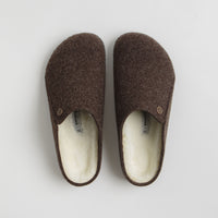 Birkenstock Zermatt Shearling Felt Slippers - Mocha thumbnail