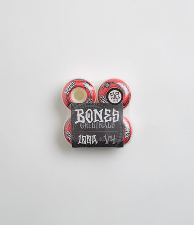 Bones OG Formula Originals 100A V4 Wide Wheels - White - 52mm