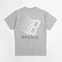 Bronze 56K Polka Dot Logo T-Shirt - Heather Grey thumbnail