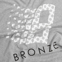 Bronze 56K Polka Dot Logo T-Shirt - Heather Grey thumbnail