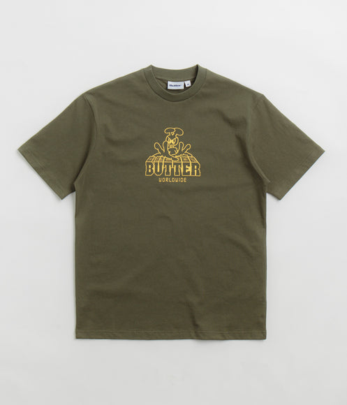 Butter Goods Alien T-Shirt - Army