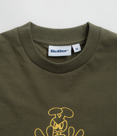 Butter Goods Alien T-Shirt - Army