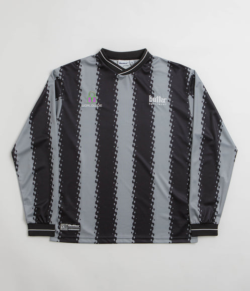 Butter Goods All City Long Sleeve Jersey - Black / Charcoal