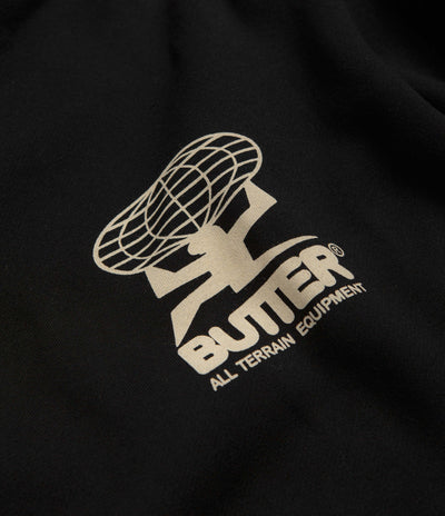 Butter Goods All Terrain Hoodie - Black / Peach