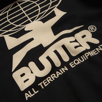 Butter Goods All Terrain Hoodie - Black / Peach thumbnail