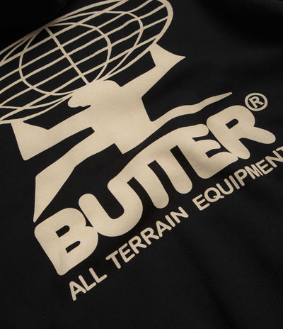 Butter Goods All Terrain Hoodie - Black / Peach