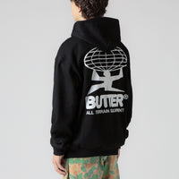 Butter Goods All Terrain Hoodie - Black / White thumbnail