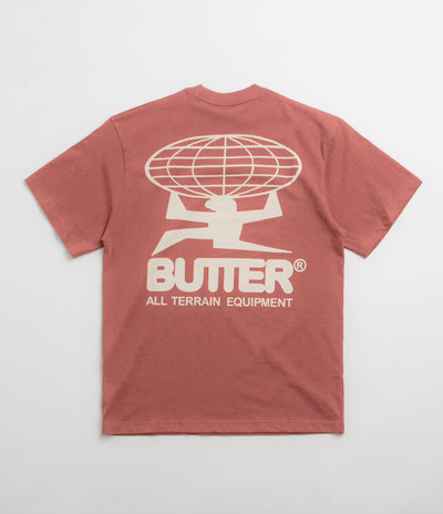 Butter Goods All Terrain T-Shirt - Rhubarb