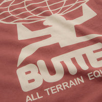 Butter Goods All Terrain T-Shirt - Rhubarb thumbnail