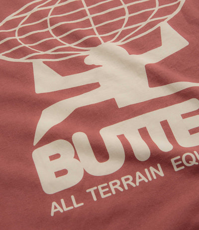 Butter Goods All Terrain T-Shirt - Rhubarb